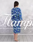 Платье женское фланель мысом